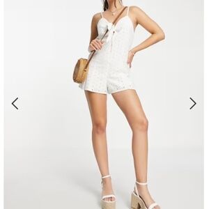 ASOS White Eyelet Dress